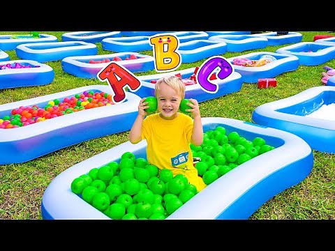 Vlad y Niki aprenden el alfabeto inglés: colección de videos para niños