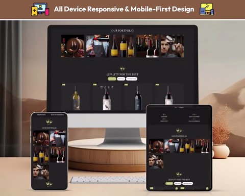 Wine Shopify Theme OS 2.0 | Restaurant & Winery Ecommerce Template | Luxury Liquor Store Website Design | Responsive Online Store - Etsy