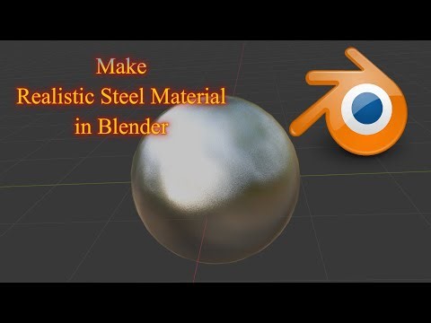 How to Make Realistic Steel Material in Blender