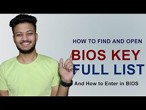 How to Find BIOS and Boot Menu Key || Open/Enter in BIOS