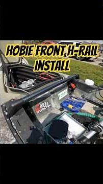 installing a front mounted H-rail on a Hobie pro angler 14 #kayakdiy #hobiekayak #kayakfishing #diy