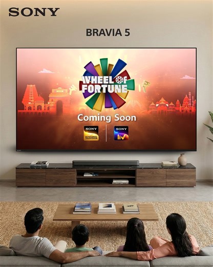 Sony India on Instagram: "Ab matter karega har ek akshar, jab ghumega jaadu ka chakkar 💫Wheel Of Fortune India, exclusively on #SonyEntertainmentTelevision and Sony LIV. Watch the excitement unfold on BRAVIA, where every spin feels bigger. #ComingSoon Link in the bio. . . . . [Sony India, Sony India official, Sony BRAVIA, Wheel of Fortune, TVs, Sony TV, new, fresh drop, Mini LED TV, SMART TV, Google TV, Ultra HD, 4K Television, Dolby Vision-Atmos, Studio Calibrated, IMAX, XR55A, Fresh]"