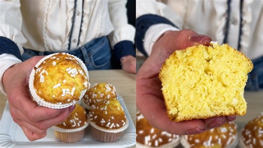 Extra Fluffy Lemon Muffins