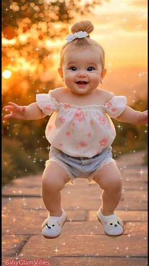 Tiny Model Dance in Style ✨ #shorts #dance #fashion #babyoutfits