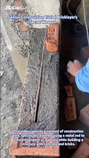 Genius Construction Trick | Bricklayer's Secret Weapon