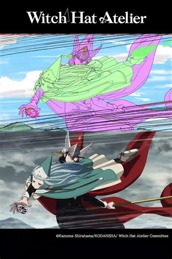 Tetia and Richeh to the rescue! | Witch Hat Atelier Animatic vs Final
