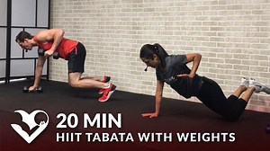 You won’t reap the strength and cardio benefits from leisurely going through the movements. You must push yourself through this 20 minute tabata workout 🔥👏 Follow along 👉 http://bit.ly/2sH2ag5 Get the FREE app: iPhone / iPad 📲 https://apple.co/2Qr1buC Android 📲 http://bit.ly/2KIIjC2 | HASfit