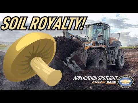 🍄 Scaling Up Soil Production with CASE Wheel Loaders at Modern Mushroom Farms