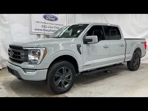 Avalanche Grey 2023 Ford F-150 Lariat PowerBoost Review!