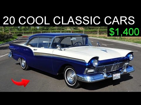 20 Classic Cars You Can Buy for Under $30K: Restored or Ready to Drive!