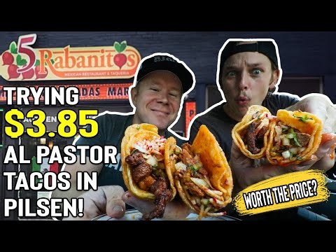 Are These The Best Al Pastor Tacos In Chicago? Trying 5 Rabanitos Al Pastor Tacos!