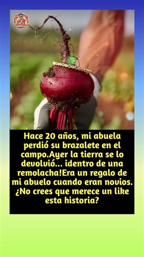 Hace 20 años, mi abuela perdió su brazalete en el campo la tierra se lo devolvió...