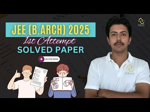 JEE Paper 2 B.Arch 2025 Question Paper with Solutions