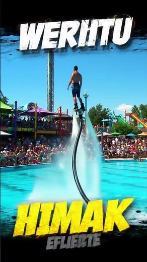 Flyboard Madness | Extreme Water Jet Stunts at Amusement Park