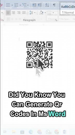 Did You Know Microsoft Word can Do This? | How to generate QR Code in MS Word