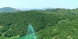 The AGRAS T20P is a powerful and lightweight machine that can carry up to 20 kg in spraying payload and 25 kg in spreading payload. It is also equipped with a Dual Atomized Spraying System, DJI Terra, Active Phased Array Radar, and Binocular Vision, allowing it to perform surveying, mapping, spraying, and spreading operations with superior performance and versatility. Learn more about the Agras T20P and what it can do for you: https://hubs.li/Q02081yV0 | Drone Nerds