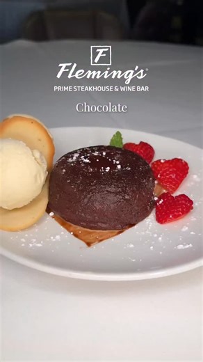 Fleming's Prime Steakhouse & Wine Bar | 🎁 GIVEAWAY CLOSED 🚨 Love is sweet. Chocolate Lava Cakes for a year? Even sweeter. 🍫🔥 We’re giving one lucky winner the ultimate... | Instagram