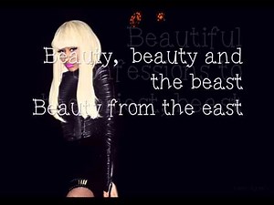 Nicki Minaj- Beauty And A Beat Verse- LYRICS ON SCREEN.