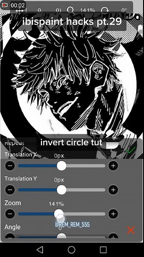 How to Invert Color in ibisPaint X - Circle Tutorial