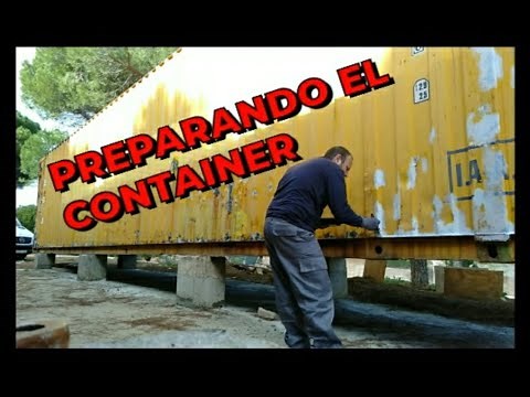 COMO HACER UN CASA CONTAINER PASO A PASO SIN EXPERIENCIA. preparar contenedores. excuse me watermark