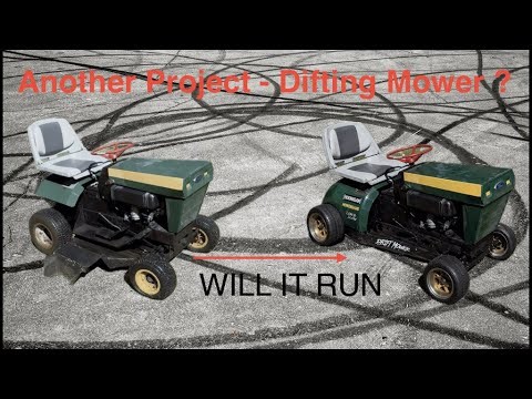 DIY Drift Mower Build – Will It Run? | Ride On Mower Project EP.1