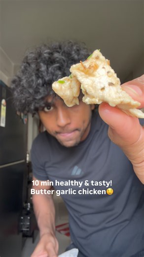 Butter Garlic Chicken ready in under 10 minutes! 🍗✨