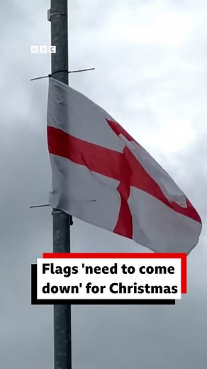 53K views · 487 reactions | The village of Harrietsham has been told by the Reform-led Kent County Council it must remove flags, including St George's flags, from lamp-posts if it wants to put up Christmas lights. More here: https://bbc.in/3JK6gMg | BBC Kent | Facebook