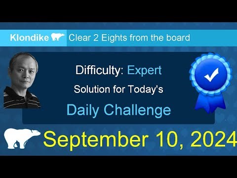 Microsoft Solitaire Collection: Klondike - Expert - September 10, 2024