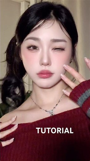 K-Gyaru Girl Semi-Gyaru Makeup Tutorial #makeuptutorial #shorts