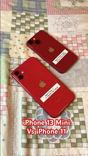 iPhone 11 vs 13 Mini Comparison
