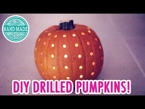 DIY Decorative Drilled Pumpkins - HGTV Handmade
