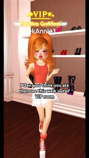 POV: You think you ate then see this walk out of VIP room #dti #dtiroblox #dresstoimpress #roblox