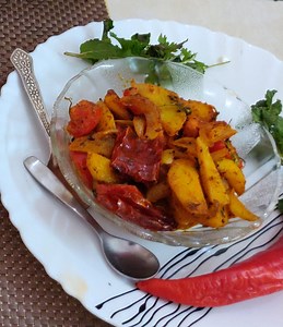 Aloo Pyaaz Ki Sabzi - Zayka Ka Tadka