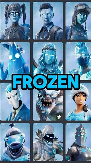 Ranking Every Frozen Skin Worst to Best! #shorts