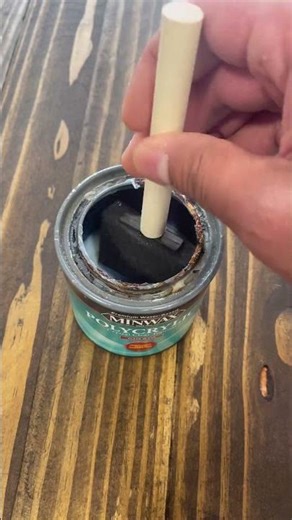 Applying Polycrylic To A Tabletop #woodworking #woodworker #furniture making iture