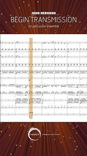 Begin Transmission (John Herndon) – Percussion Ensemble
