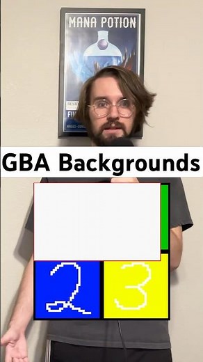 The Different GBA Background Sizes! #gameboyadvance #gba #homebrew #programming #hardware #software