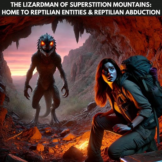 The Lizardman Of Superstition Mountains: Home to Reptilian Entities & Reptilian Abduction | Space Stories