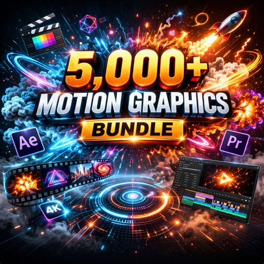 5,000+ Motion Graphics Bundle Elevate Your Video Projects Instantly! | bobshop.co.za