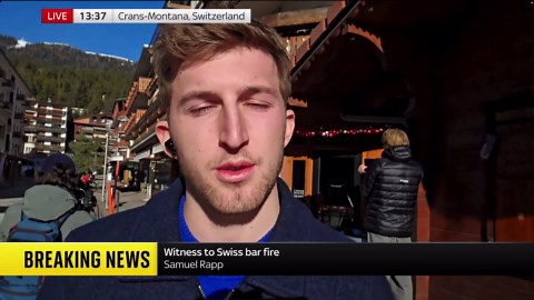 Witness describes moments after fire broke out