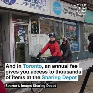 These 'Library of Things' are popping up across the world. They enable the renting of appliances and other items that don't require regular use. This is the 'sharing economy' in action and is going to be crucial if we are to achieve a better 2040. We currently use around 90 billion metric tonnes of resources every year and the earth can only replenish 50 billion. If we don't change our ways and embrace a more sharing economy, we will be consuming 180 billion tonnes by 2050. #whatsyour2040 #joint