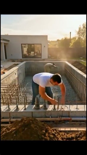 Making a Pool in Just 1 Second! 🏊‍♂️⚡ | Satisfying Timelapse Build #DreamHouse #poolTransformation