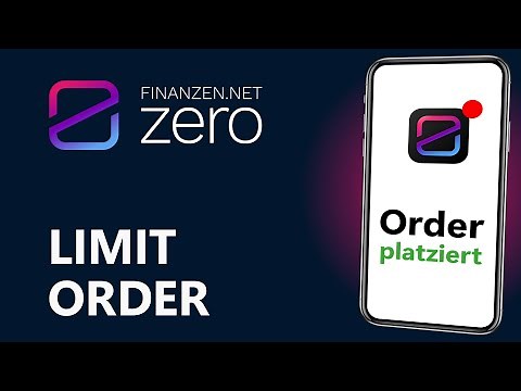 Limit Order | finanzen.net zero Tutorial