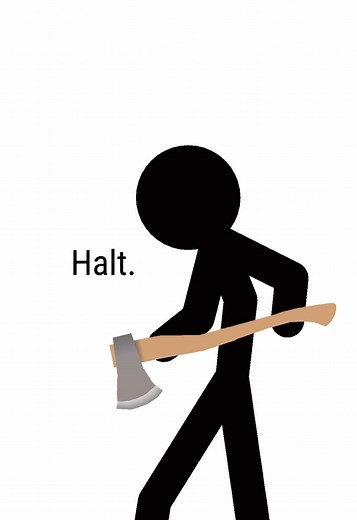 Enemy Counterattack: Interactive Stickman Animation