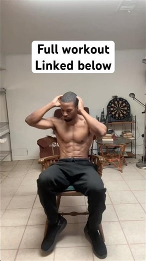 4 Ab Chair Exercises with Home Workout #homeworkout #noequipmentworkout #abworkout