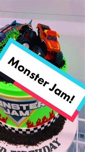 Monster Truck Fondant Cake Decorating for a Boy's Birthday