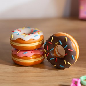 Donut Fidget Slider | Satisfying Snappy Magnetic Fidget | Haptic or Silent | Small 3D Printed Fidget Slider | Sensory, Stress Relief Fidget - Etsy