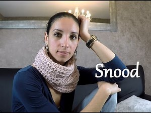 Tuto Snood / tour de cou point sillon , cadeau cynthia dulude / knit easy snood