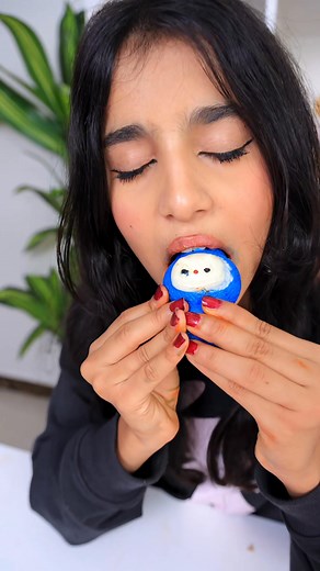 Shfa enjoying labubu cake 🎂 #viralreels ##shortsfeed #shorts #short #funny #trendingvideo #funny #partygame #comedy | Shfa2