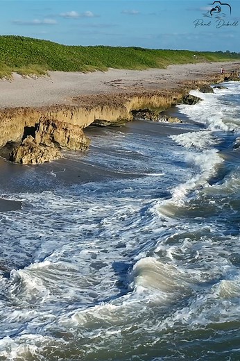The stunning Anastasia limestone shoreline at Blowing Rocks Preserve in Jupiter, Florida. | Paul Dabill Photography